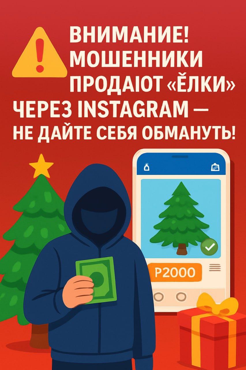 Внимание! Мошенники продают «ёлки» через Instagram — не дайте себя обмануть!