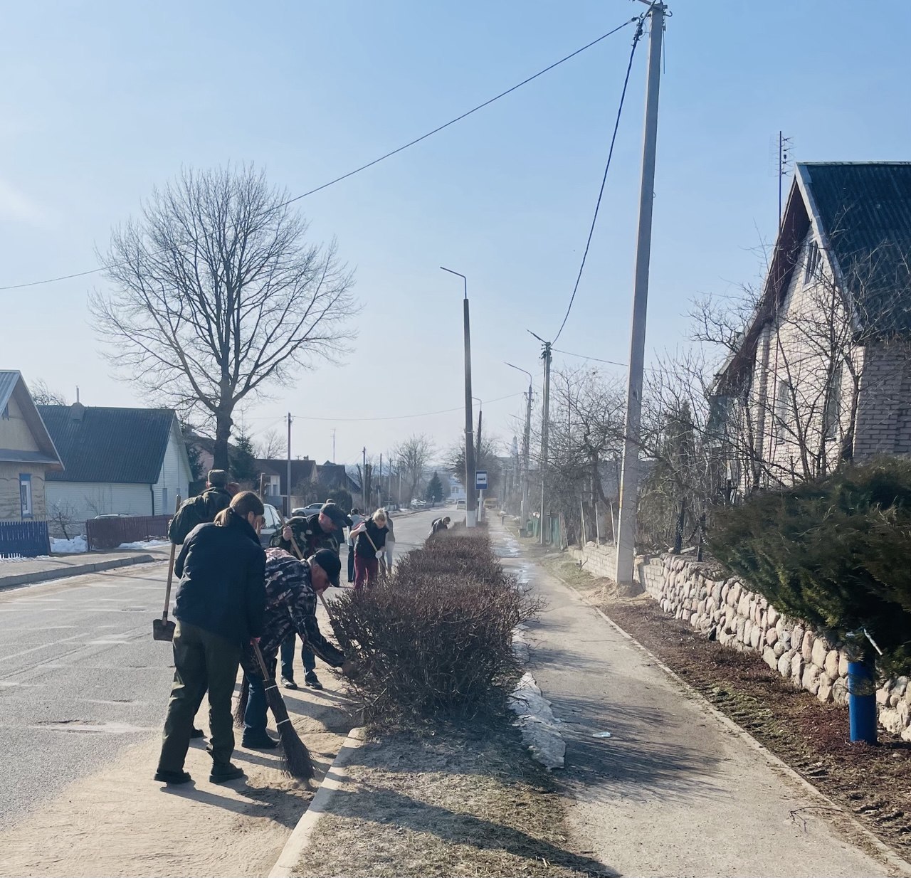 В Глубокском районе – традиционный весенний субботник.