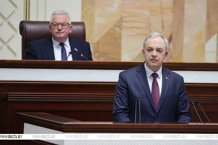Председателем Палаты представителей Национального собрания восьмого созыва избран Сергеенко Игорь Петрович.